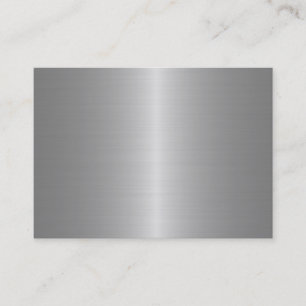 Blank Metallic Looking Business Cards
