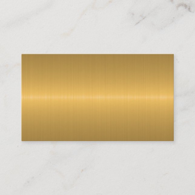 Blank Metallic Looking Business Cards (Front)