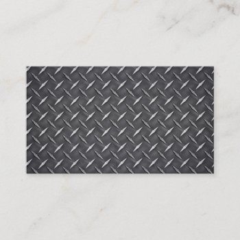 Blank Metallic Looking Business Cards by BusinessTemplate at Zazzle