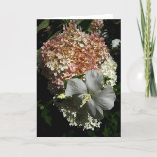 Blank Mixed Flowers Card-1 Thank You Card