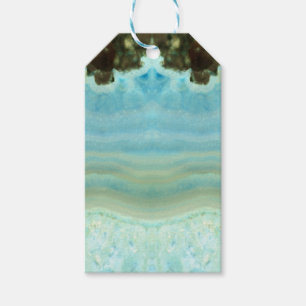 Blank Modern Cool Blue Party Favors Thank You Gift Tags