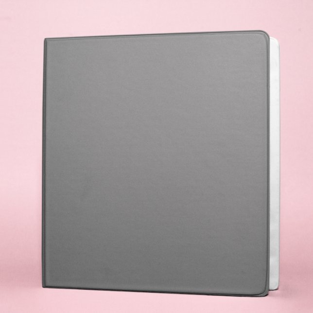 Blank Modern Solid Color Gray Binder (Creator Uploaded)