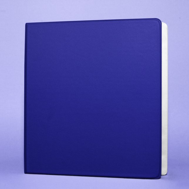 Blank Modern Solid Color Navy Blue Binder (Creator Uploaded)