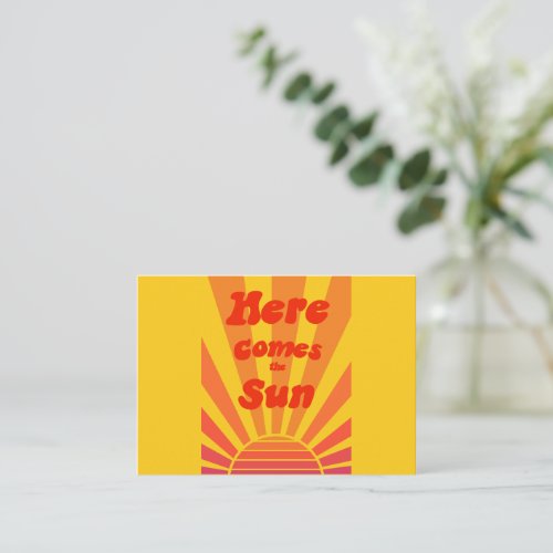 Blank Motivational Card for Hard Times