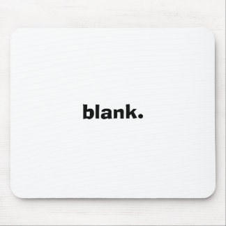blank. mouse pad