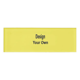 Blank Name Tag