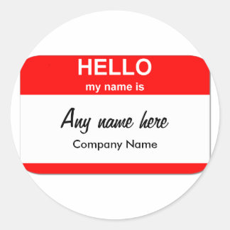 Blank Name Tag Templates