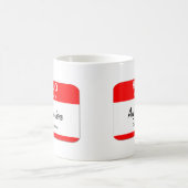 Blank Name Tag Templates Coffee Mug (Center)