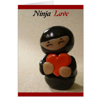 Blank Ninja Love Card