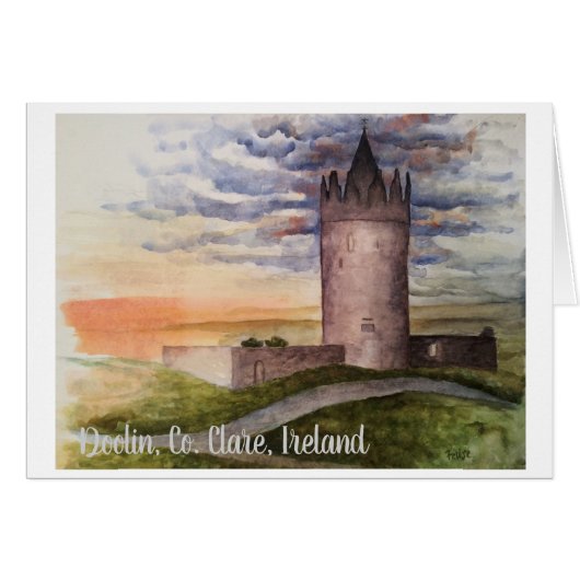 Blank note card, Doolin, Co. Clare, Ireland Cards (Front Horizontal)