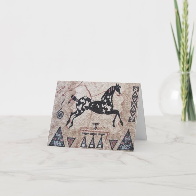 Blank Note Card--Native American Art Card (Front)