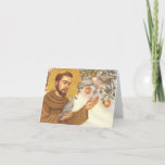 Blank Note Card St Francis &amp; Birds at Zazzle