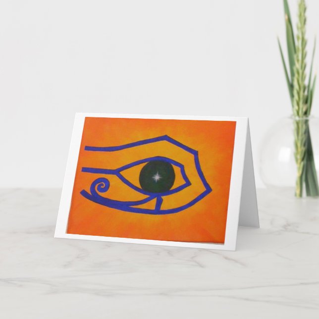 Blank Notecard "Eye of Ra" (Front)