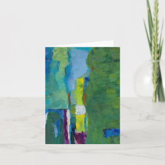 Blank notecards abstract art