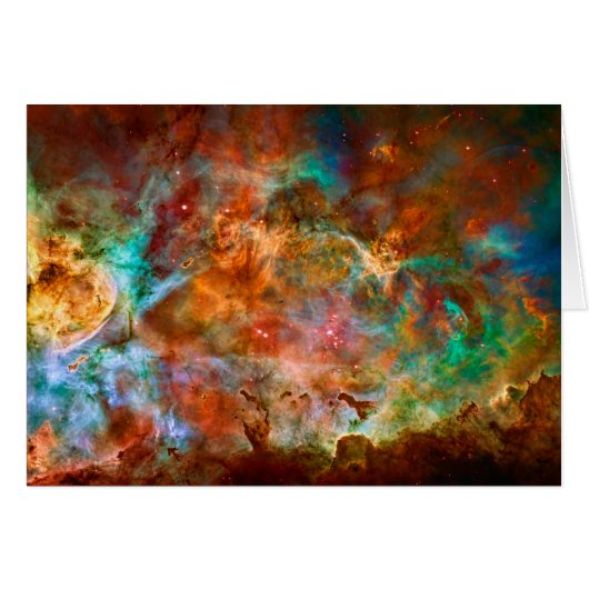 Blank notelet - Carina Nebula in Argo Navis (Front Horizontal)