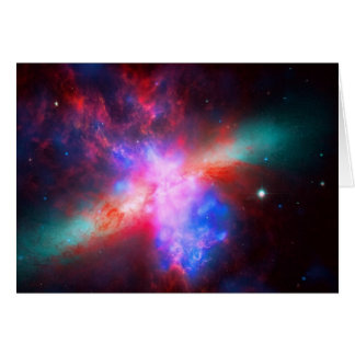 Blank notelet - Cigar Galaxy, Messier 8