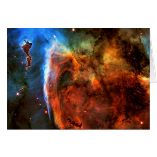 Blank notelet - Keyhole Nebula, Digitus Impudicus (Front Horizontal)