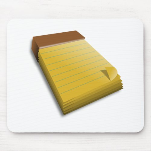 Blank Notepad Mouse Pad