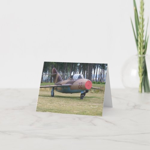 Blank Old Plane Greeting Cards
