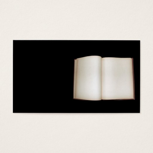Customizable Blank pages business card templates