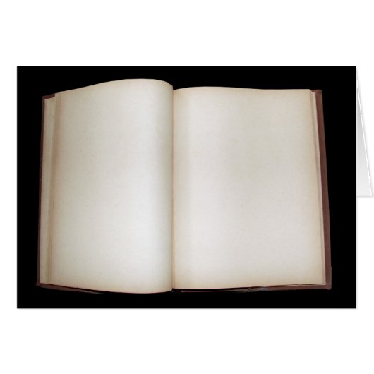 Blank pages cards (Front Horizontal)