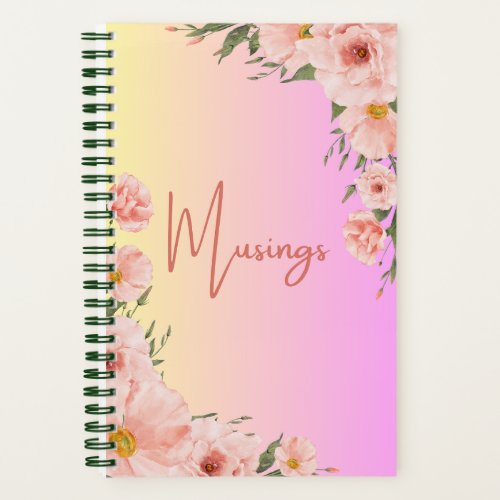 Blank Pages for your Musings _ A Notebook