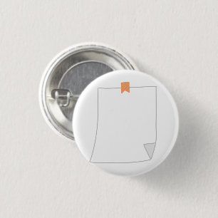 Blank Paper Sheet Stationery Button