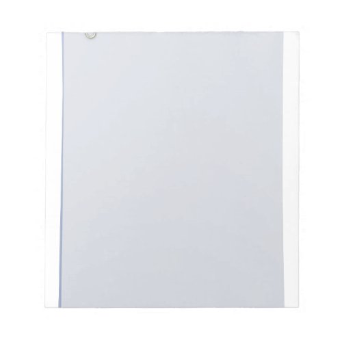 Blank papers and paperclip notepad