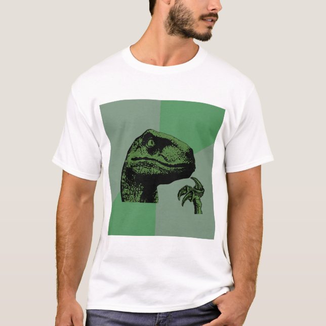 Blank Philosoraptor T-Shirt (Front)