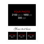 Blank Photo Collage Frame 4 Photos Poster Blank Photo Collage Frame 4 Photos Poster