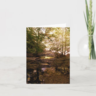 Blank Photo Note Card - River