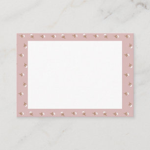 Blank (pink) Business Card