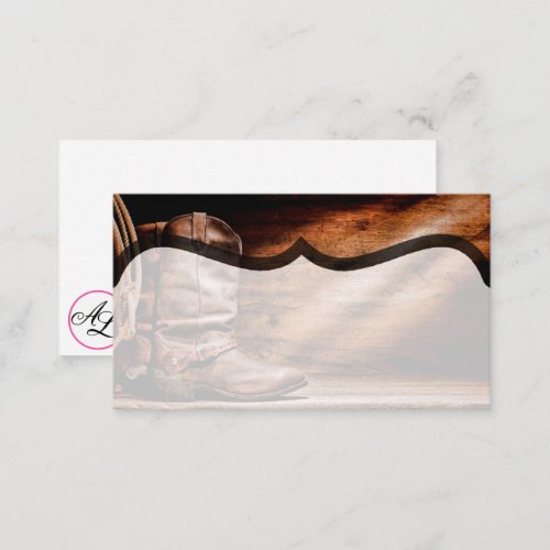 Blank Place Cards Cowboy Boots Barn Wood Rustic Co