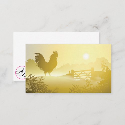 Blank Place Cards Sunny Morning Farm Country Rusti