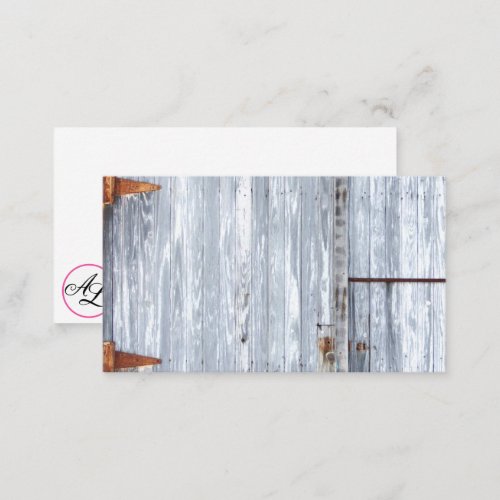 Blank Place Cards White Wash Wood Barn Door Countr