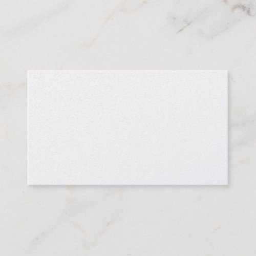 Blank Platinum Metallic Silver Business Card.