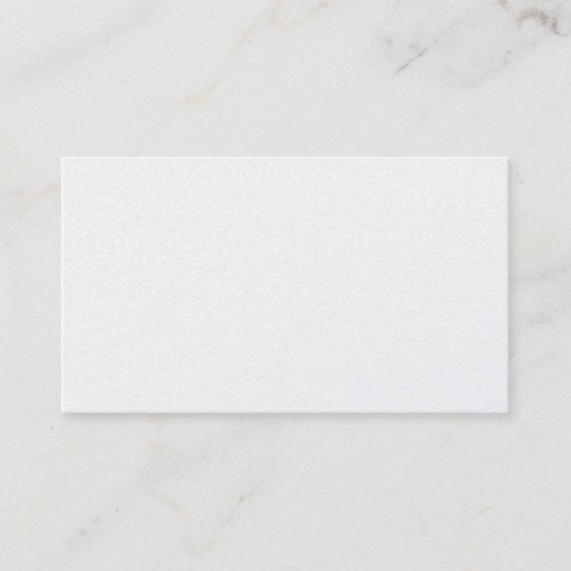 Blank Platinum Metallic Silver Business Card. Business Card (Front)
