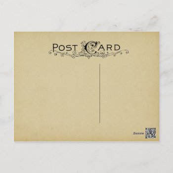 Blank Postcard Parchment Vintage Beige Background by camcguire at Zazzle