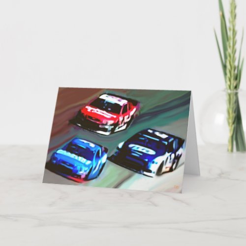 Blank Race Day Greeting Cards