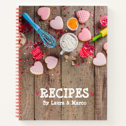 Blank Recipe Book for Couples