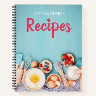 Blank Recipe Cook Book To Write In