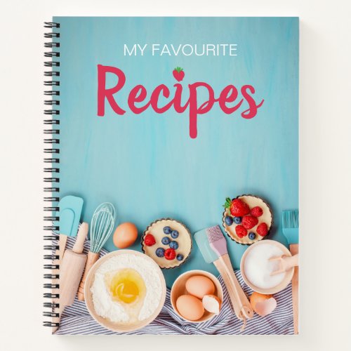 Blank Recipe Cook Book To Write In