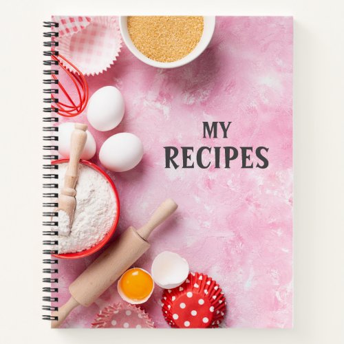 Blank Recipe Cook Book To Write In