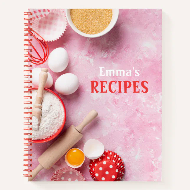 Blank Recipe Cook Book To Write In Zazzle