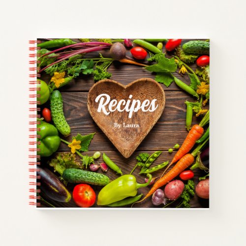 Blank Recipe Cook Book To Write In