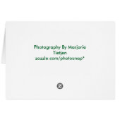 Blank Recipe Note Card (Back Horizontal)