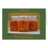 Blank Recipe Note Card (Front Horizontal)