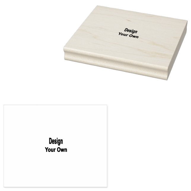 Blank Rubber Stamp (Stamped)