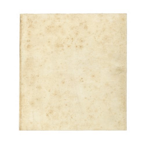 Blank Rustic Stained Antique Ancient Parchment Notepad