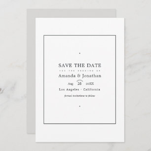 Blank Save The Date